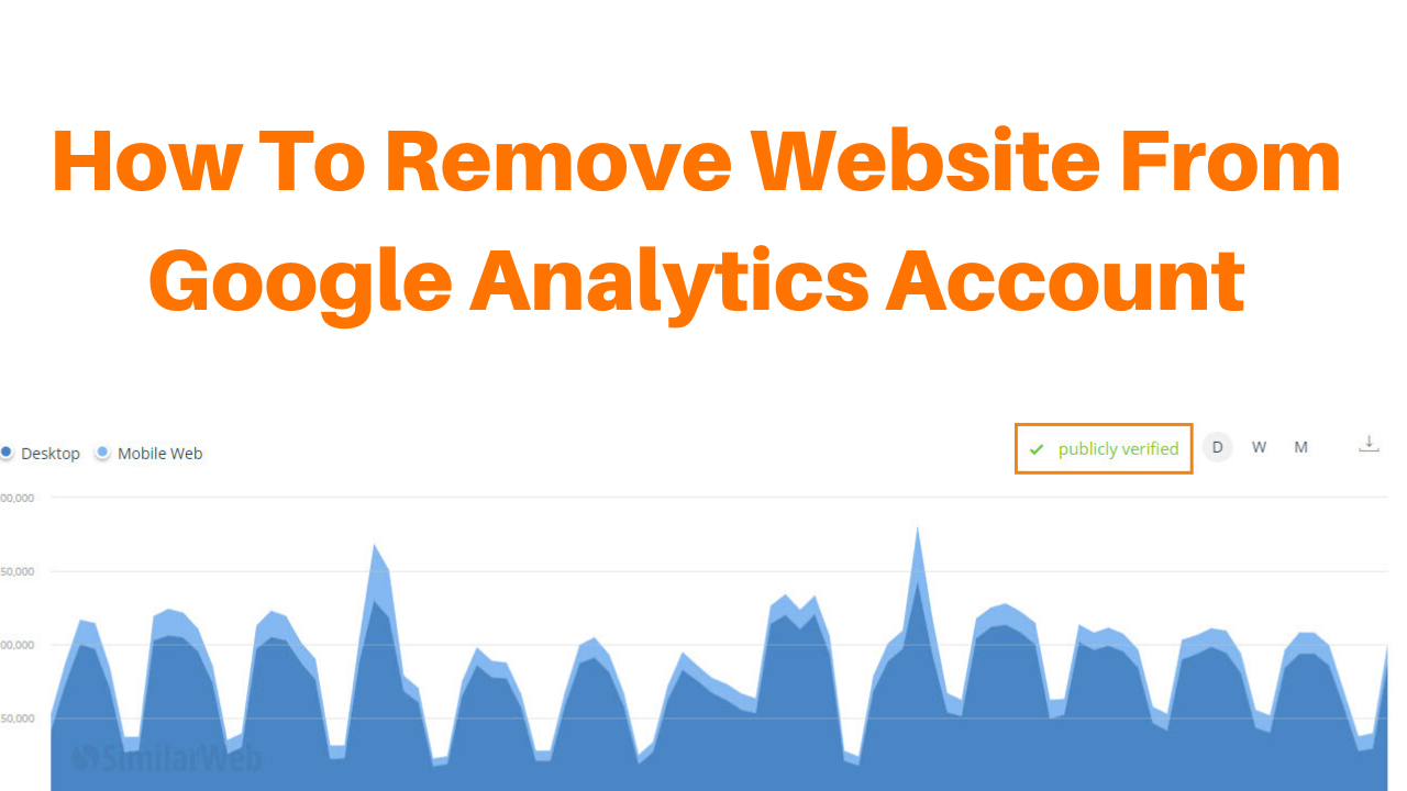 How to remove website from google analytics account