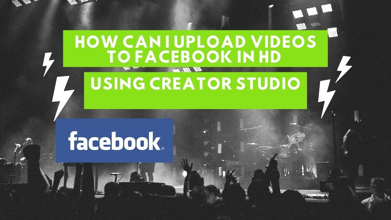 How can I upload videos to Facebook in HD using creator studio