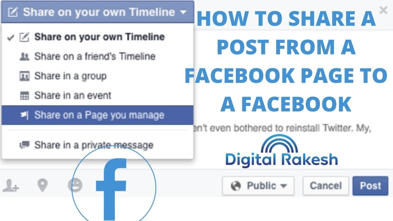 How do I share posts from my Facebook group to the Page its linked to