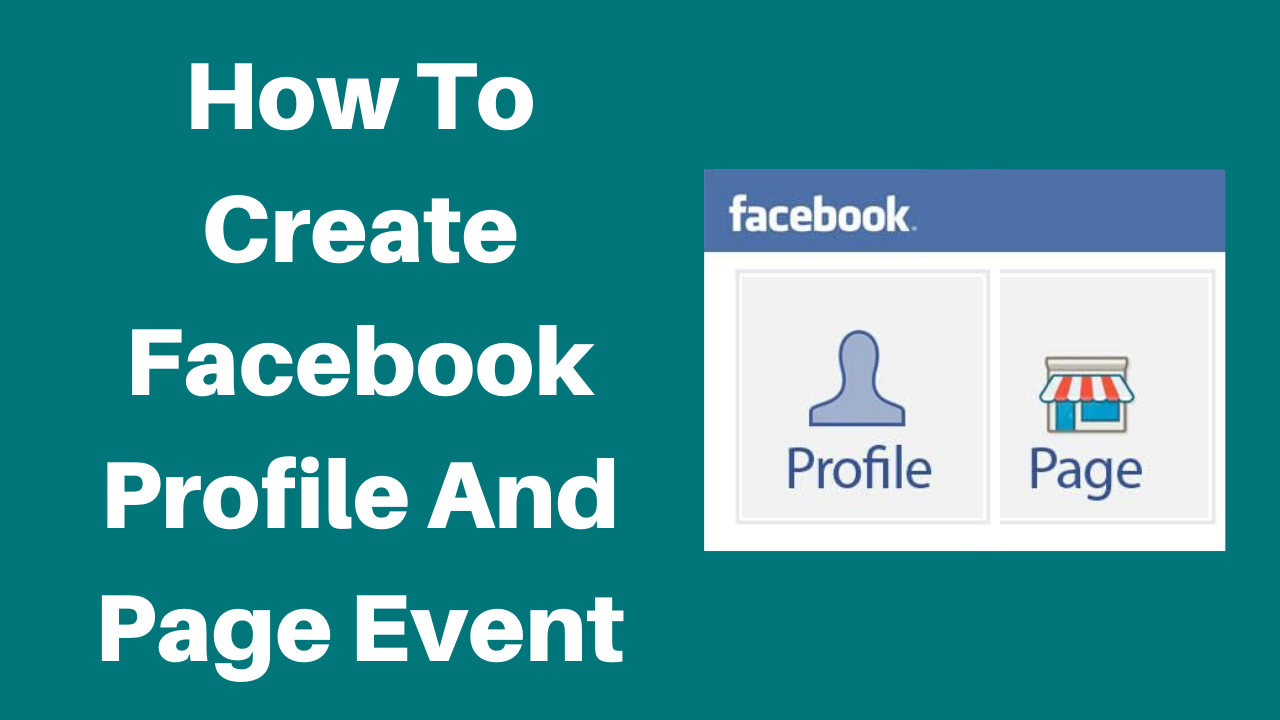 How to create facebook profile and page event