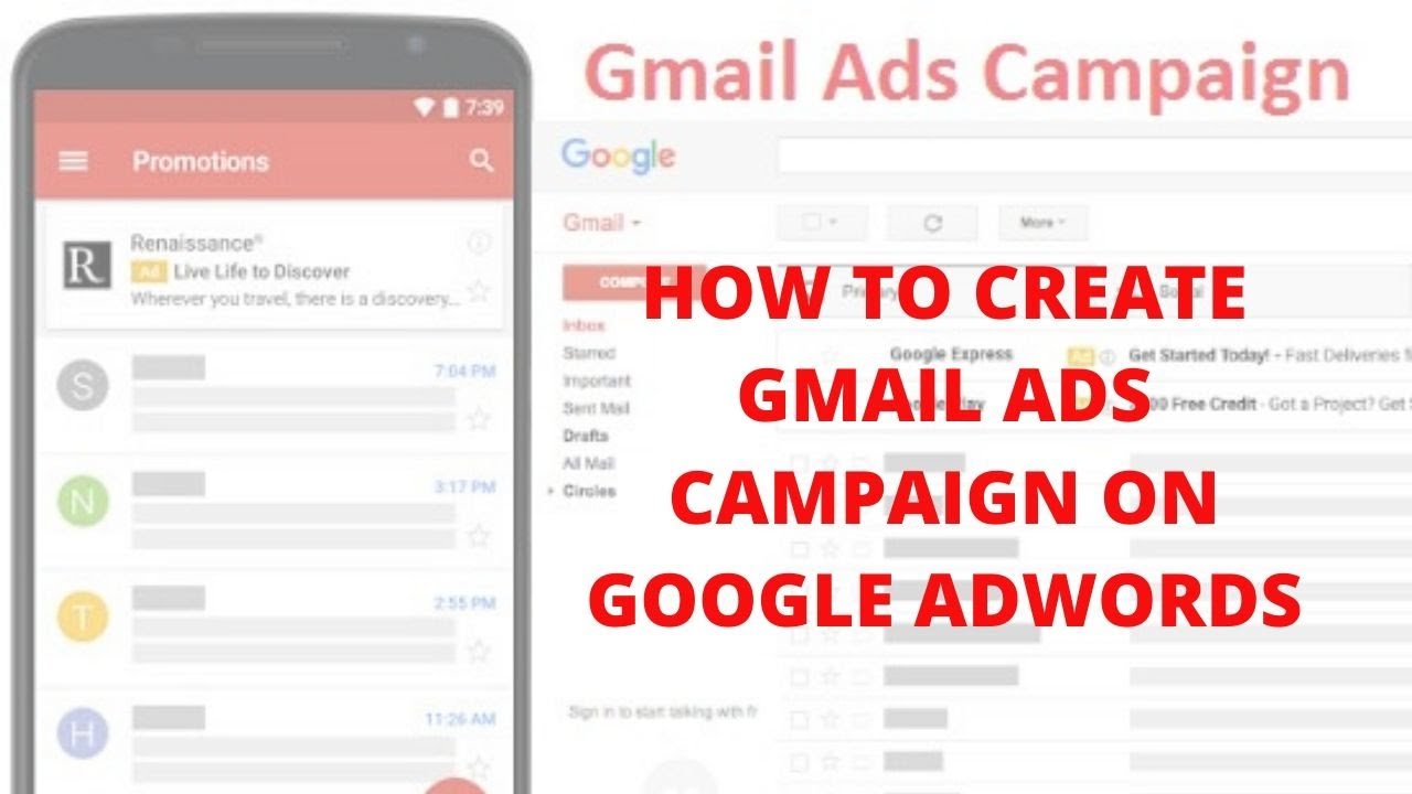 How to create gmail ads campaign on google adwords