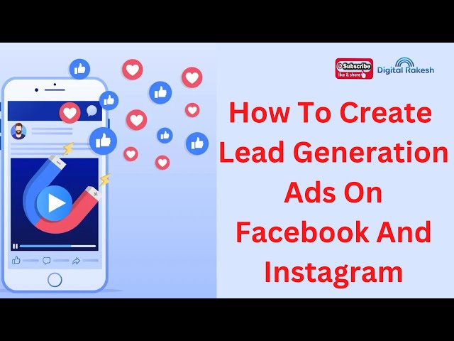 How to create lead generation ads on facebook and instagram