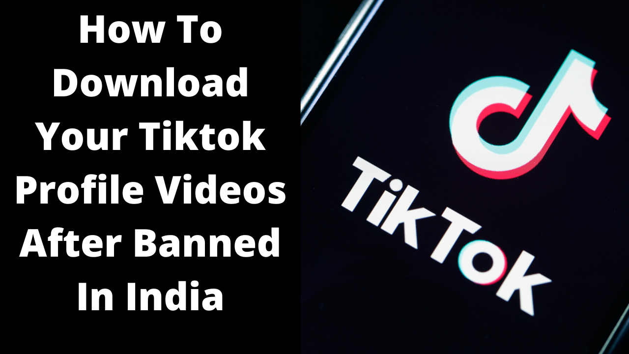 How To Download Your Tiktok Profile Videos After Banned In India