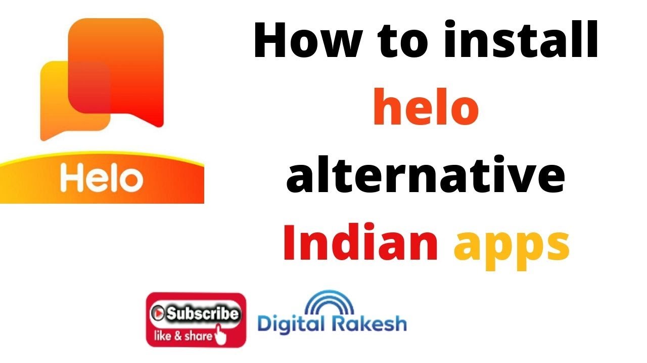 How to install helo alternative Indian apps