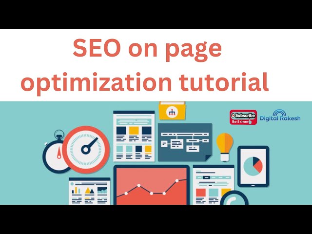 SEO on page optimization tutorial