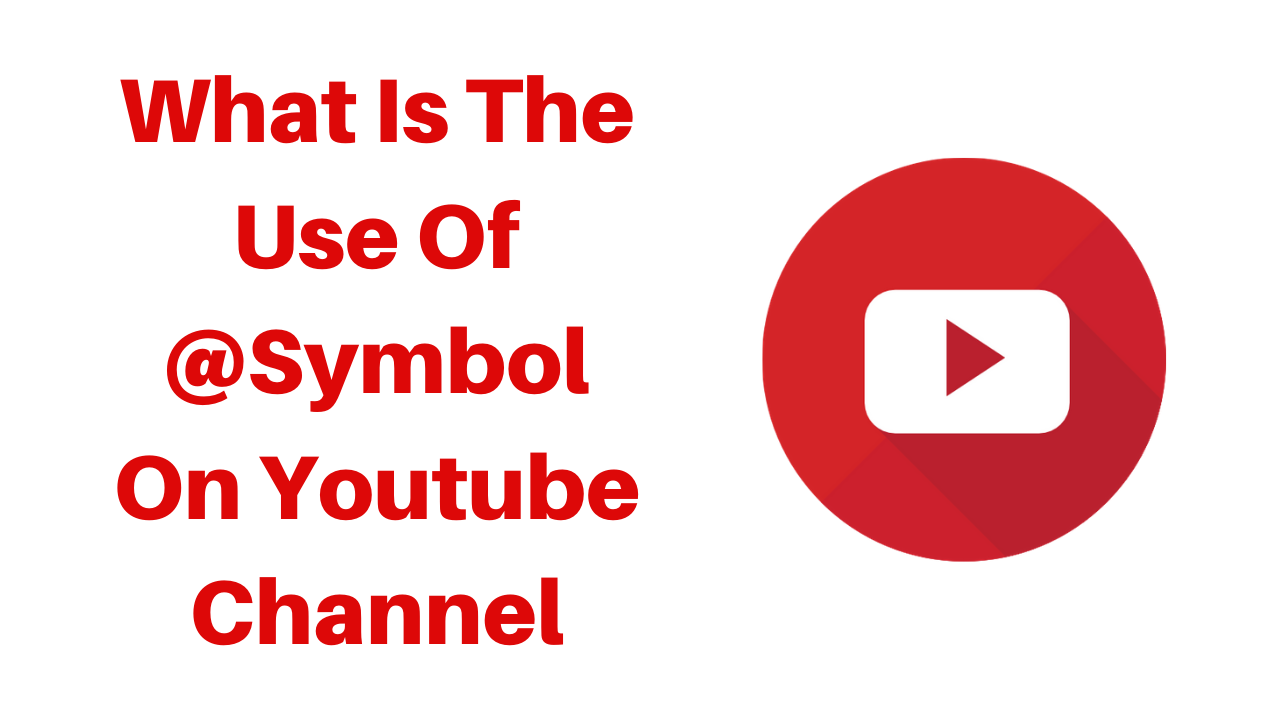 what is the use of trend socialmedia symbol on youtube channel